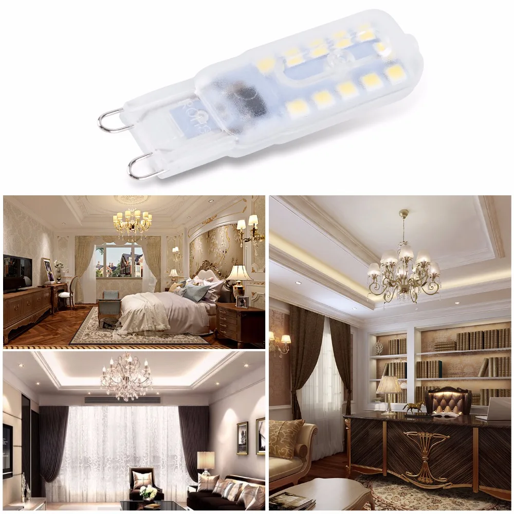 CanLing G9 led 220V Точечный светильник g9 мини кукурузный светильник 2835 SMD Bombillas Led 3W 5W Ampul 240V точечный светильник лампа замена галогенная лампа