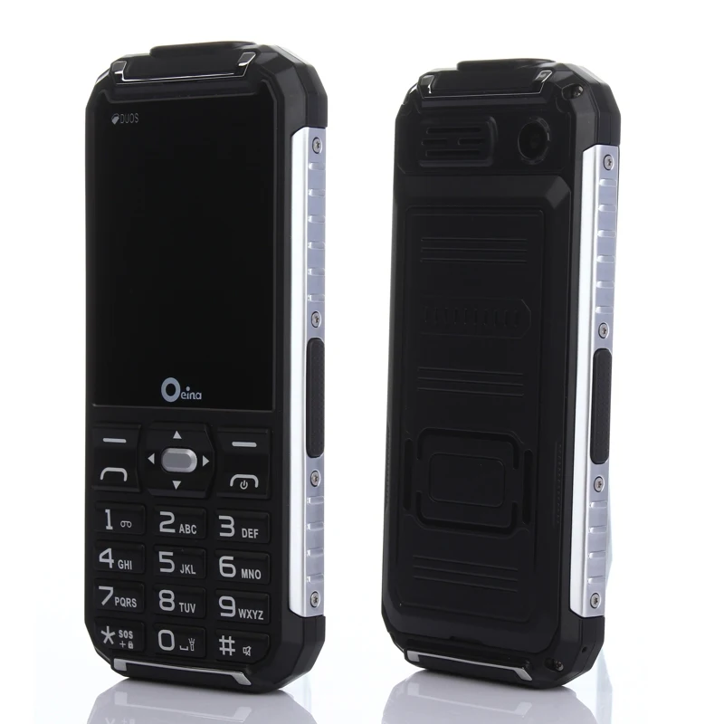 Oeina XP6000 Power Bank Phone Quad Band Unlocked Phone 2 4 inch SC6531 Dustproof Shockproof Bluetooth
