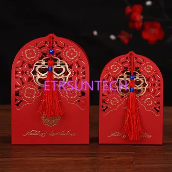 

200pcs/lot Chinese style Hollow out lace Wedding box Candy Box gift box bonbonniere wedding favour boxes
