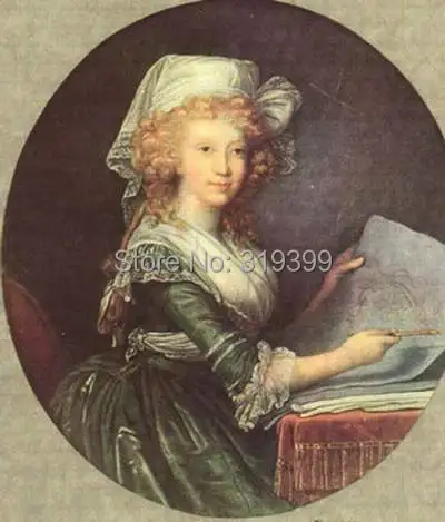 

100% handmade oil painting reproductions,maria-luisa-of-spain-wife-of-emperor-leopold-ii by Louise Elisabeth Vigee Le Brun