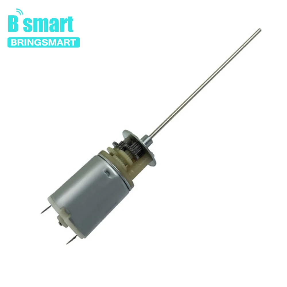 

Bringsmart JGA20-140 Geared dc motor 6V 3V Reversed With Long Shaft For Toy Motor DIY Blender