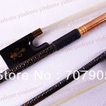 1x скрипки лук высокого качества углеродного волокна золотой цвет лук струны