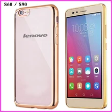 Original caso tampa do telefone para lenovo s60 s 60 caso de telefone s60-a por tpu soft case para lenovo s90 s 90 casos de luxo