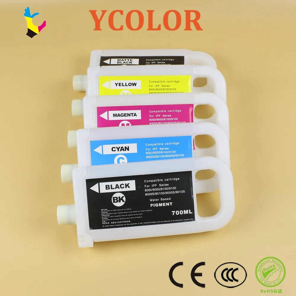 Aliexpress.com : Buy Fast shipping! 700ml ink cartridges for Canon IPF815 IPF825 iPF810 IPF820