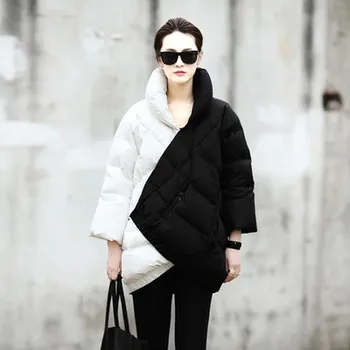 

Winter jacket women's loose down jacket white down jacket thick thermal overcoat