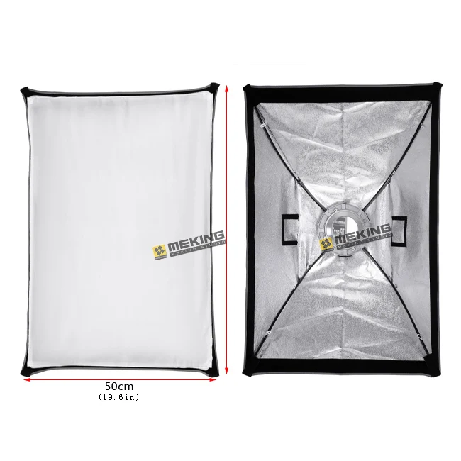 Meking фотографические Softbox 50 см x 70 см/2" x 28" Bowens крепление для Strobe быстро установить с сумкой