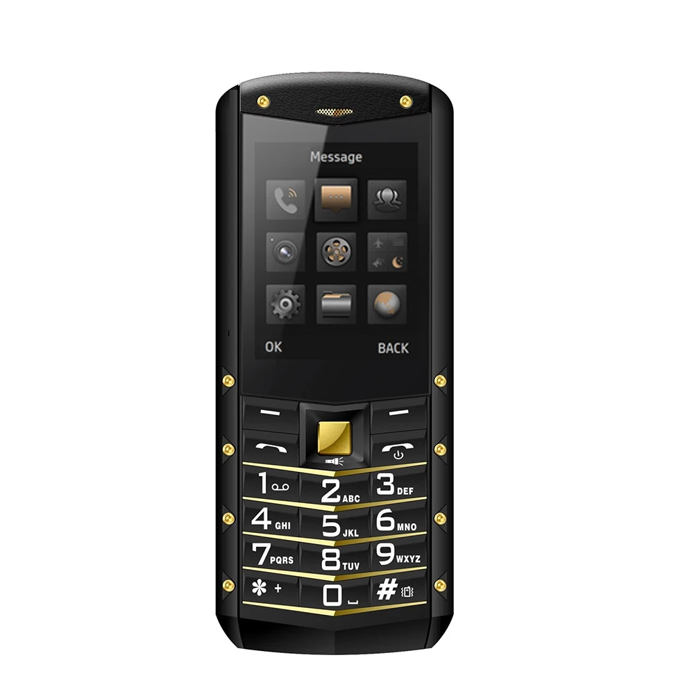 AGM M2 IP68 2G GSM функция разблокированный телефон с тройной защитой 2,4 дюйма SC6531DA 32 Мб+ 32 Мб 1970 Мп задняя камера мАч батарея