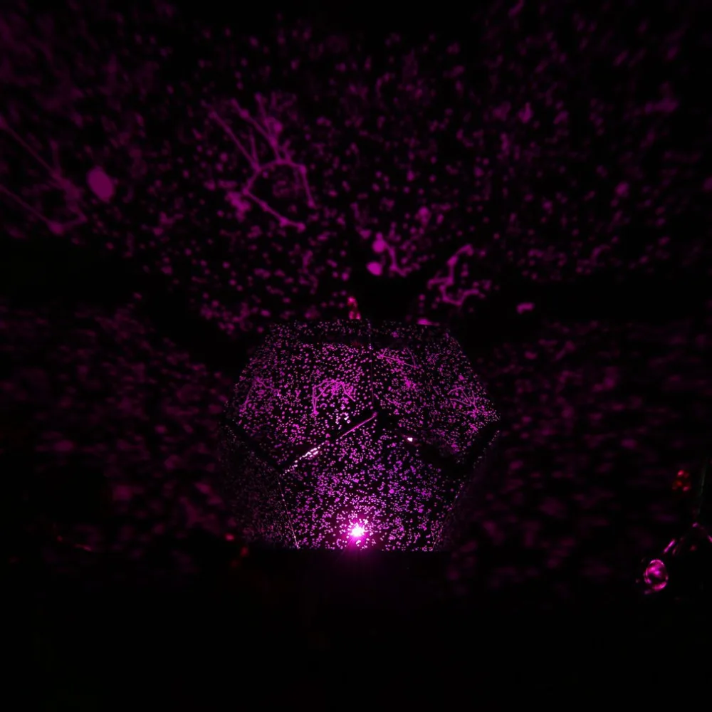هبوط السفينة LED السماوية ستار كوزموس مليء بالنجوم السماء ليلة مصباح رومانسية كشاف ضوء أربعة مواسم الإسقاط الأزرق/الأرجواني أضواء