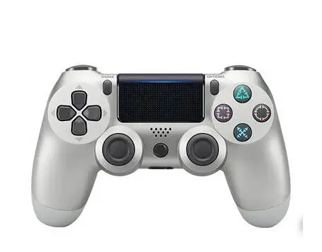 Беспроводной контроллер для PS4 Геймпад для playstation Dualshock 4 джойстик геймпады несколько вибраций для playstation 4Consoler30 - Цвет: Серебристый