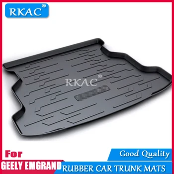 

RKAC CUSTOM Fit for Geely Emgrand GL 2017-2018 Rubber Car TRUNK MAT Waterproof Cargo Liner Interior Accessories Carpet mats