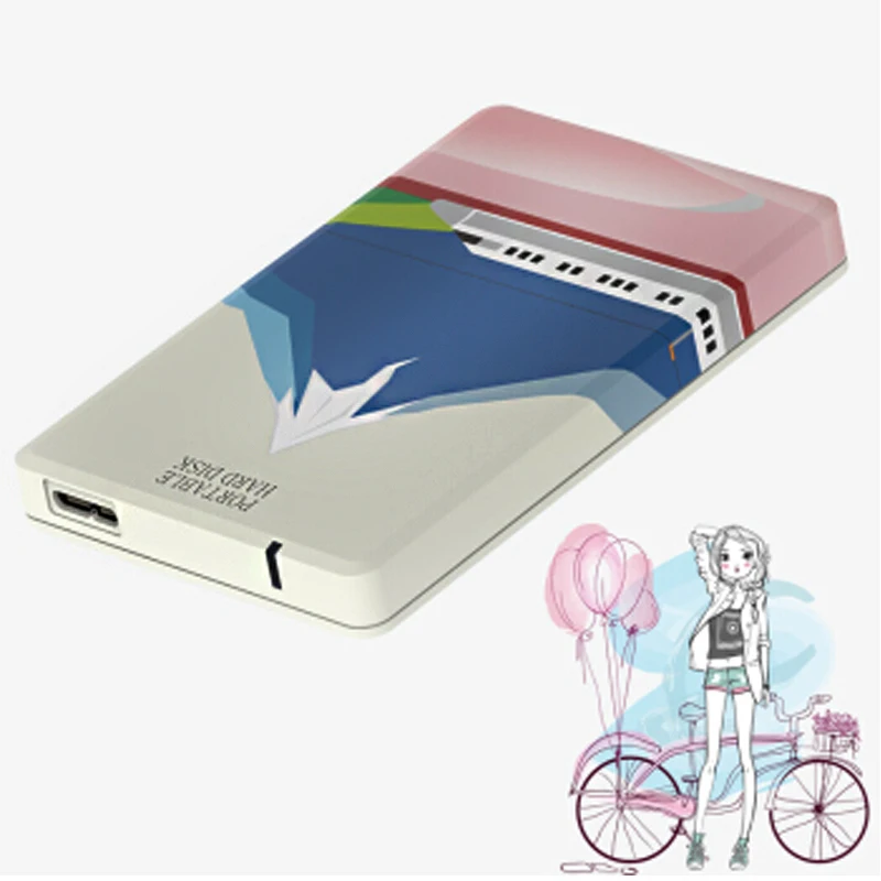 500G external mechanical hard drive 2.5'' HDD USB 3.0 6Gbps sata Plastic Tool Free hdd enclosure for windows Blueendless  (11)