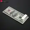 Metal Stainless Steel Money Clips Folder Stripe Print Silver Cash Clamp Holder Wallet Slim Card ID Money Clips Men Women ► Photo 3/6