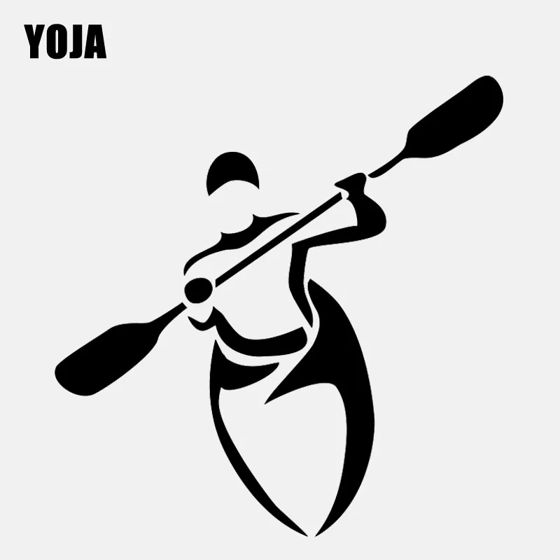 YOJA 55,4 см * 57 см Красивые гребные каноэ Спорт экстремальное движение стены Стикеры гостиная спальня ПВХ W2-190