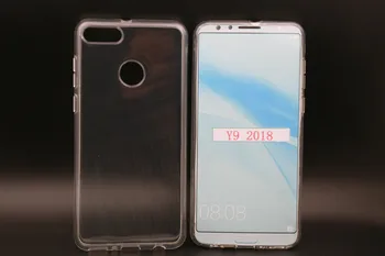 

100pcs/lot transparent smooth Soft TPU Cover Case For Huawei Y9 2018