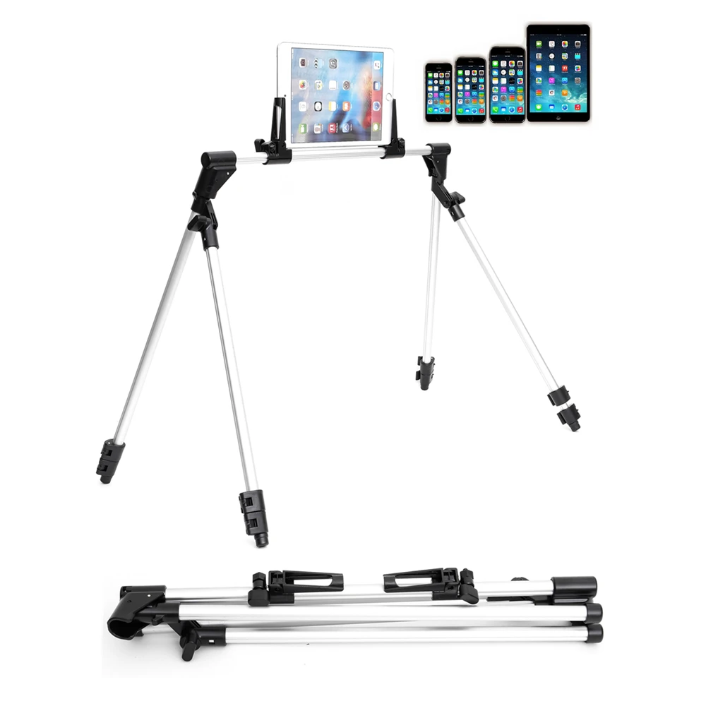 

1.2m Height Foldable Desk Floor Sofa Lazy Bed Tablet Stand for Under 12.9'' Tablet Mobile Phone Travel Stand Mount Holder