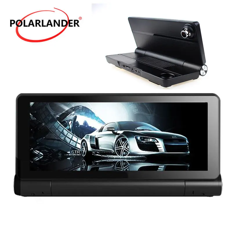 Dual Camera Center Console Navigator Android 5.0 1280*480  1080P Recorder  AVIN   Car GPS DVR 3G  Bluetooth WIFI