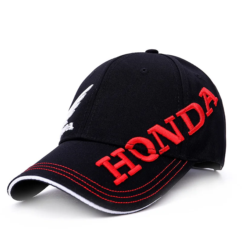 Moto GP Letters Honda Motocross Riding Hats 3D Embroidered Wing F1 Racing Cap Motorcycle Baseball Cap Snapback Sun Hat Men Women