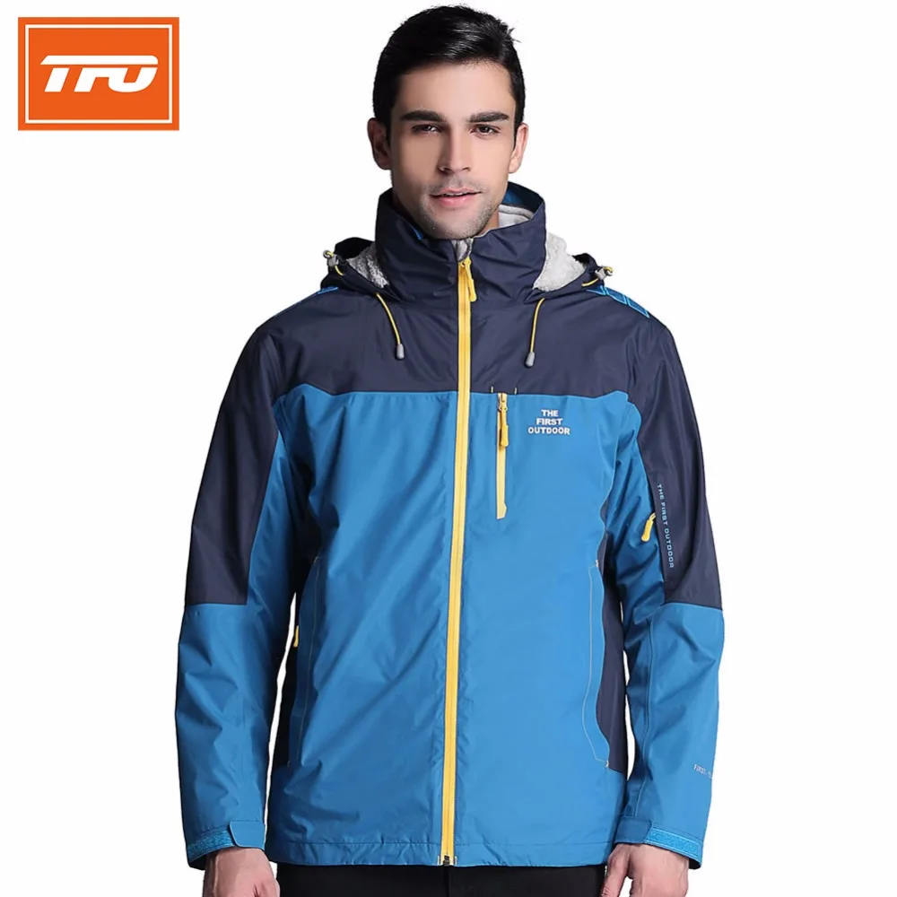 TFO Men raincoat Sport Breathable rain jacket outwear outdoor Hiking Jaqueta Climbing Softshell Jacket Waterproof  6621407