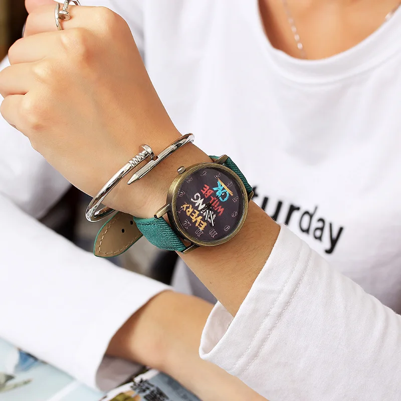 

New Simple Wrist Watch Women Quartz Watch Ladies Wristwatch For Woman Clock Female Hour Unique Dial Design Hodinky Casual Style