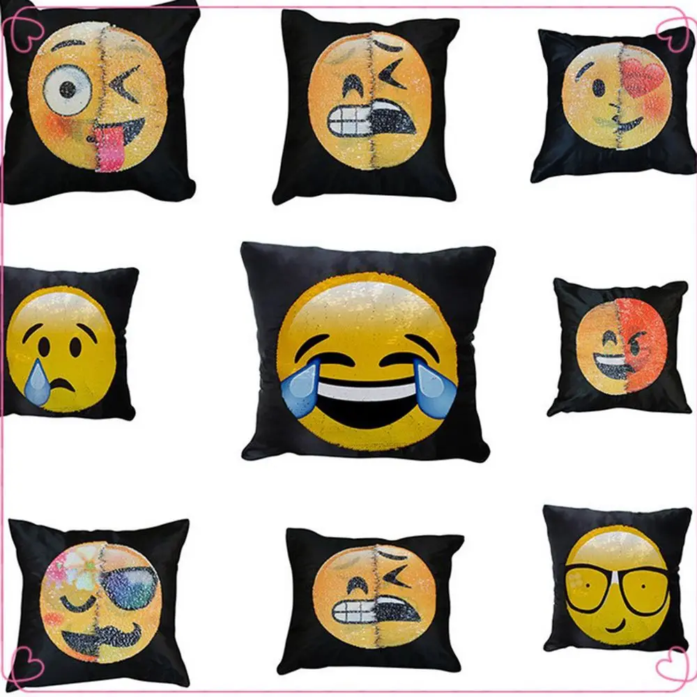 Buy Emoji Expression Cushion Pillow 16"x16" Magic