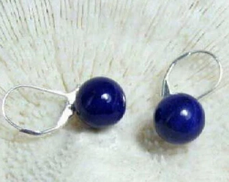 free 6-16mm Lapis Lazuli Beads 18KWGP Hook Earrings | Украшения и аксессуары