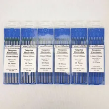 WP Вольфрам электроды чистый Вольфрам TIG Электроды для сварки 150 мм(6 дюймов) 10 шт./упак. полный спектр доступных для сварочного аппарата