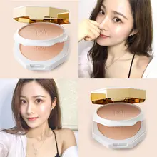 2 цвета Make Up Face порошок Гладкий хайлайтер осветлитель для лица прессованный порошок макияж порошок скрывающий порошок водостойкий