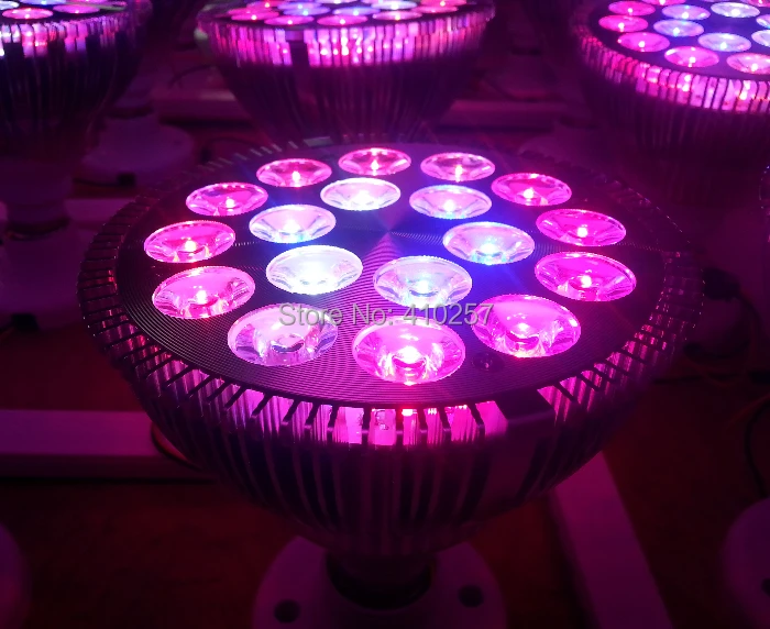 ; 4 штуки в Led grow light 54 Вт E27 Led гидропонических растений цветы овощей Зеленые светодиодные pnat растут огни лампа для выращивания растений