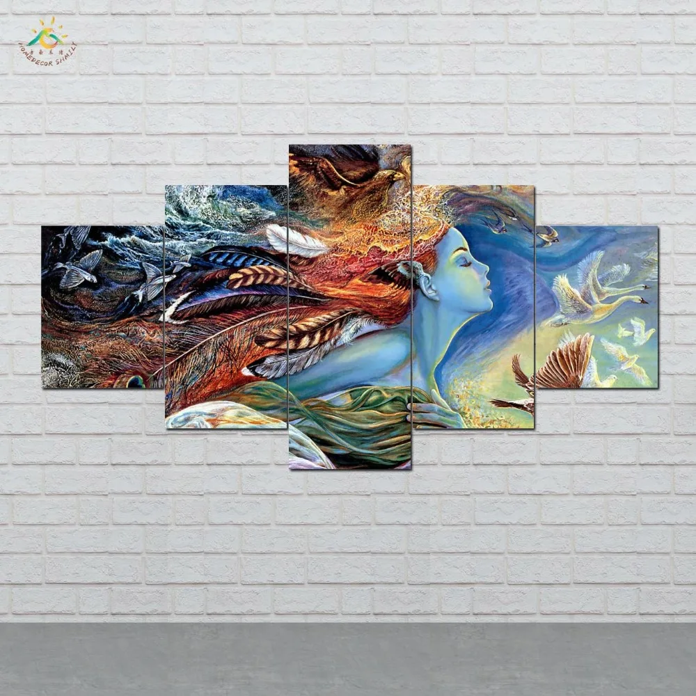 Mother Nature Wall Art HD Художественная печать на холсте Живопись Модульная картина и