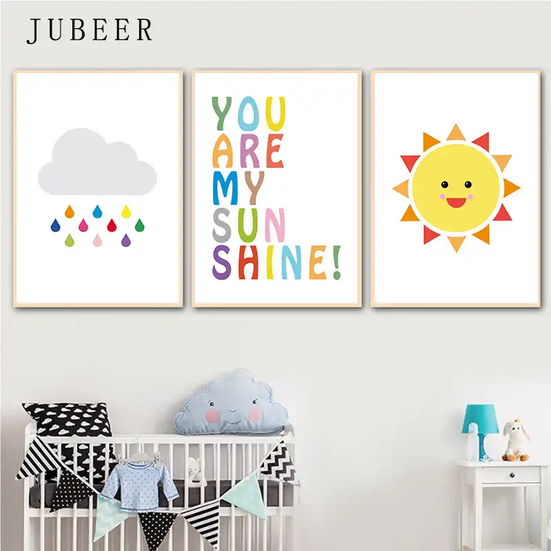 cloud wall art nursery