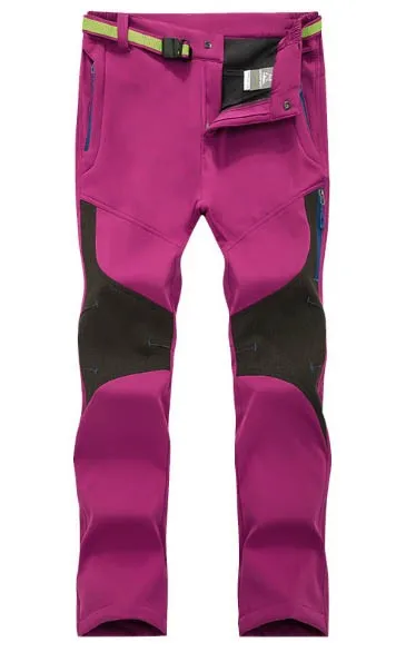 DIRENJIE женские зимние водонепроницаемые треккинговые дорожные флисовые походные брюки для кемпинга лыжные брюки для рыбалки большие размеры 5XL PW3