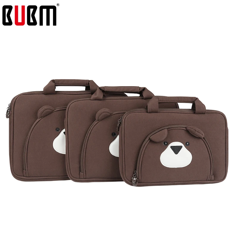 

BUBM lovely portalbe 11 13 15 inch tablet bag case storage organizer travel bag women tablet toiletry character tablet cases