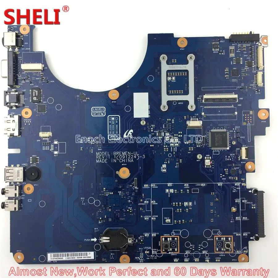 BA92-06340A BA92-06340B Laptop Motherboard For Samsung R730 NP-R730 BA41-01224A BREMEN-UL GL40 2