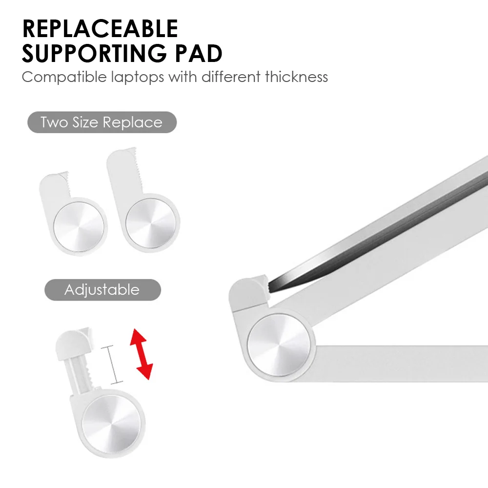  Foldable Laptop Stand Universal Desktop Portable Notebook Holder For 11-15.6 Inch Macbook Air Pro L