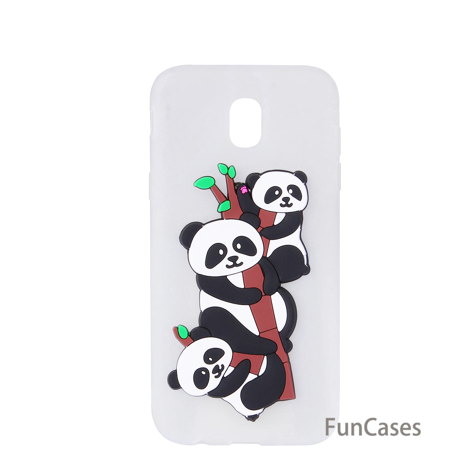 Прекрасный Panda случае СПС coque samsung J530 Европейская версия Мягкая силиконовая