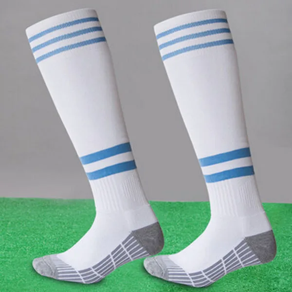 Мужские носки для футбола профессиональный футбольный клуб противоскользящие толстые теплые носки высокие тренировочные Гольфы Лыжные носки для взрослых - Цвет: C 19