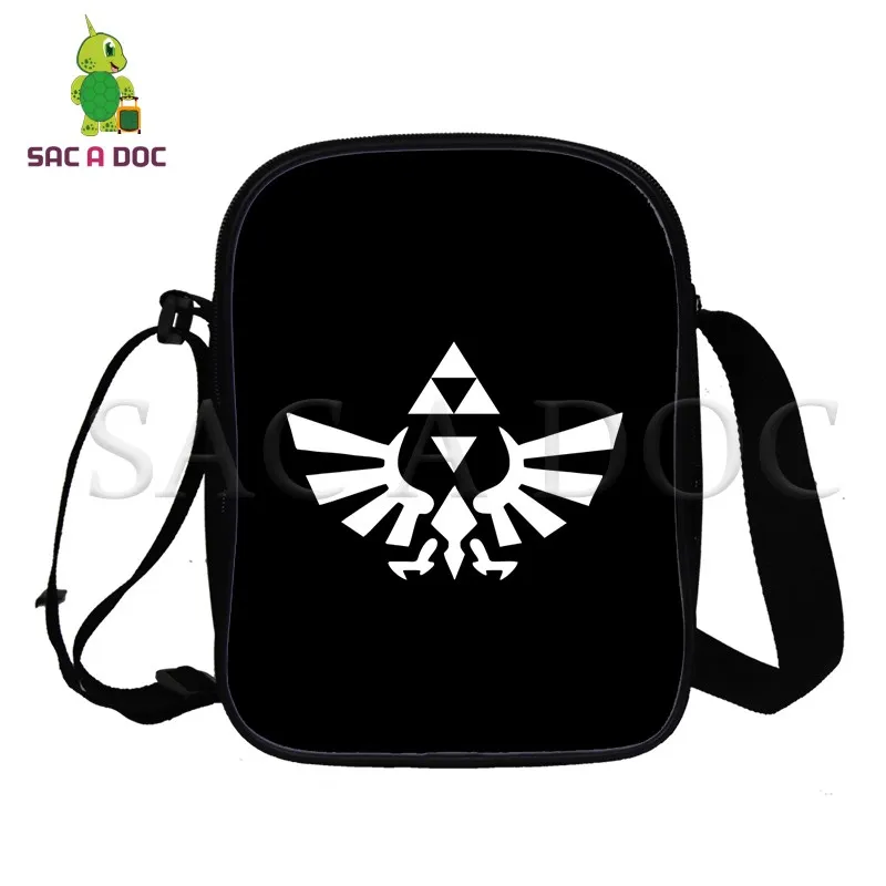 

The Legend of Zelda Link Mini Shoulder Bag Women Men Double Player Messenger Bags Crossbody Handbags Small Travel Bags