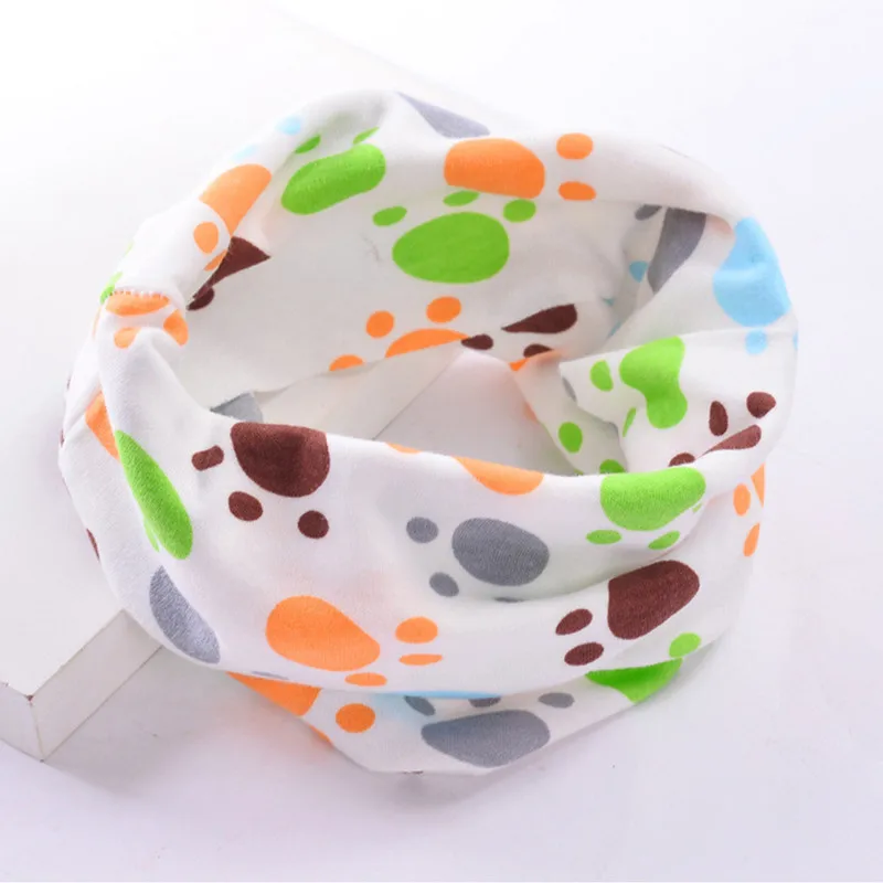 new cotton fee fish frog princess tree cartoon fruit baby scarf o ring kids collars winter warm neckerchief wraps boys girls bib
