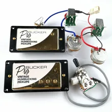 1 компл. LP Стандартный ProBucker Alnico Электрогитара хамбакер звукосниматели с Pro жгут проводов для EPI золотой крышкой
