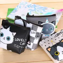 Южная Корея креативный милый кот сумочки принцессы водонепроницаемый желе пластик нулевой кошелек