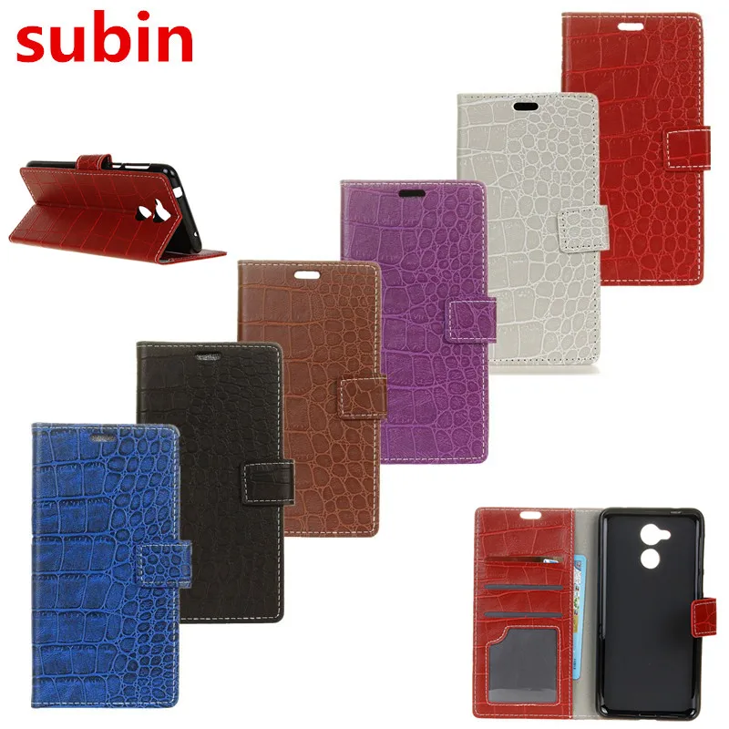 For Huawei Honor 6A 5.0inch Case Flip Crocodile Leather Phone Protective Back Cover with Photo frame | Мобильные телефоны и