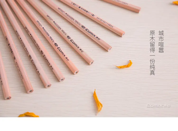 Comix 12 шт./лот деревянные карандаши 2B карандаш канцелярские принадлежности для школы письма офисные принадлежности