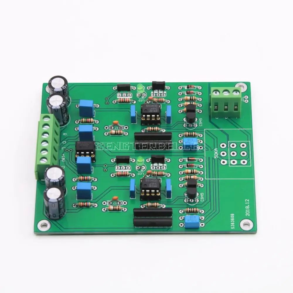 

Новая плата предварительного усилителя Hi-Fi класса A JRC5534 2SC3668 2SA1428
