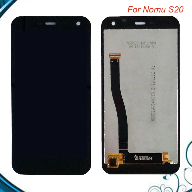 100% протестированный OK для Nomu S20 ЖК дисплей сенсорный экран сборка дигитайзер