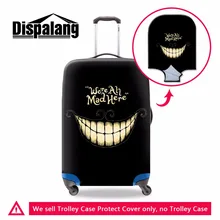 Мы злимся здесь молния багажный чехол для женщин лучший водонепроницаемый чехол для чемодана стильный Дорожный чемодан защитный для 18-30 дюймов