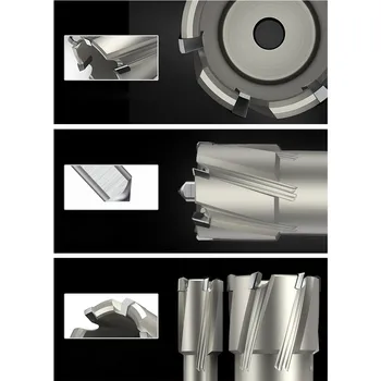 

New Hot 12- 20mm Carbide Hollow Drill Bits Magnetic Hole Saw Opener Reamer Metal Cutter SMD66