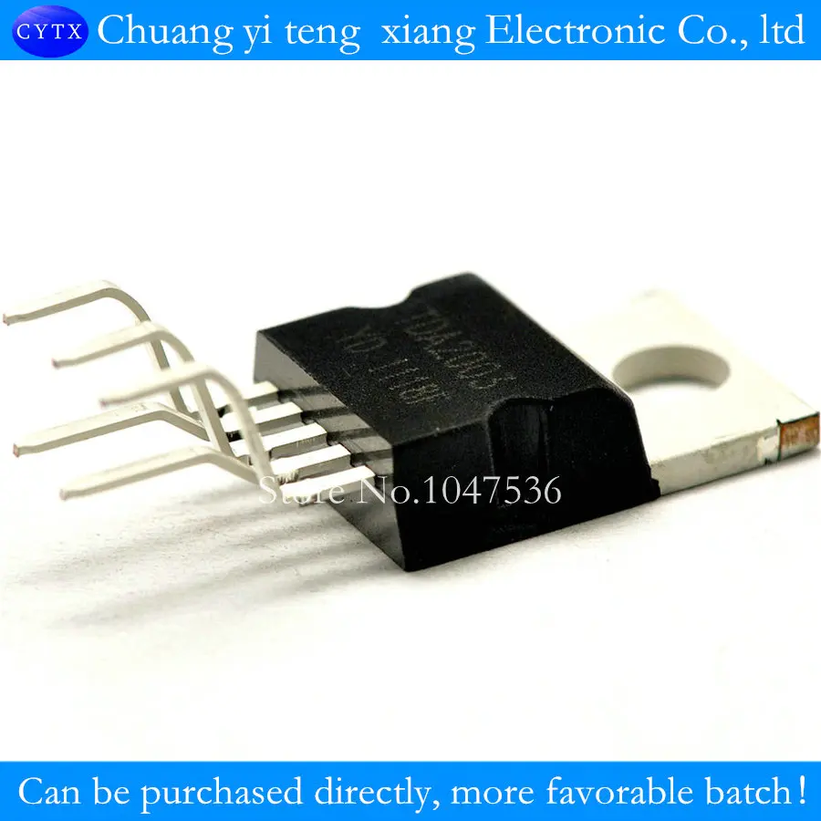 TDA2003 audio amplifier/short circuit and thermal protection/ voltage v