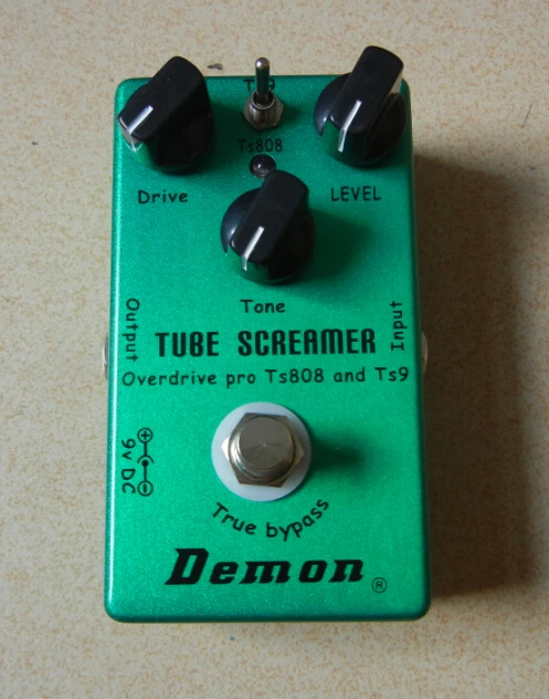 Гитары аксессуары Гитары педаль TS9 и TS808 два режима Tube Screamer 2 в 1 Overdrive педаль де Гитары ra