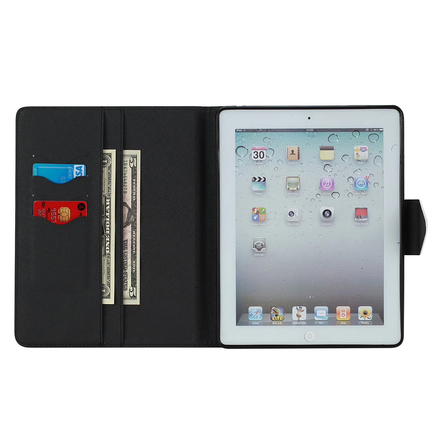 Чехол для планшета ipad 4 iPad 3 2 9 7 дюймов смарт чехол из искусственной кожи с
