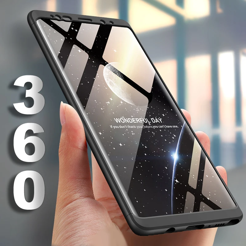 

360 Degree Shockproof Phone Case For Samsung Galaxy S9 S8 Plus Note 8 9 Cover Shell For Samsung S8 S9 Protection Cases